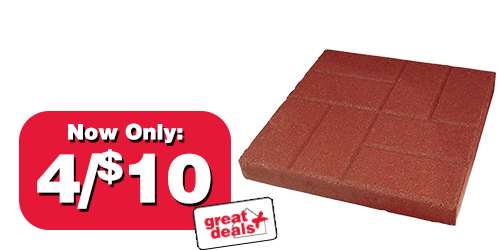 16" Brick Stone Red 10050370