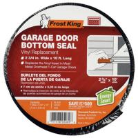 10 ft Black Rubber Garage Door Bottom Sealer