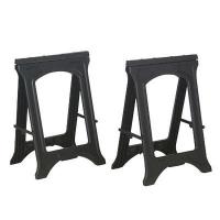 2pk Plastic Foldable Sawhorse