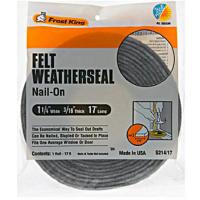17 ft 1-1/4 in Felt Weather Strip