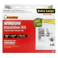 62 in x 210 in Window Shrink Insulation Kit