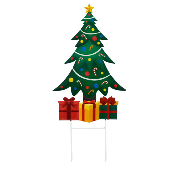 Shiny Cartoon Christmas Tree