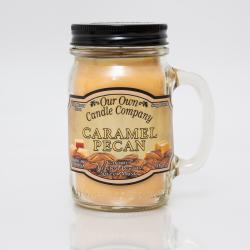 Our Own Candle Company SIC1-CAR Scented Candle, Caramel Pecan Fragrance, 100