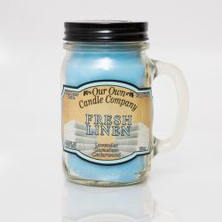 Our Own Candle Company SIC1-FL Scented Candle, Fresh Linen Fragrance, 100 hr