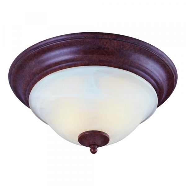 Boston Harbor BRT-ATE1012-RB3L Two Light Flush Mount Ceiling Fixture, 120 V,