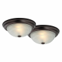Boston Harbor F51WH02-1006-ORB Flush Mount Ceiling Fixture, 120 V, 60 W, A19