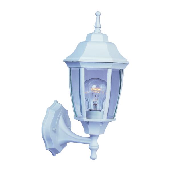 Boston Harbor BRT-BPP1611-WH3L Outdoor Wall Lantern, 120 V, 60 W, A19 or CFL