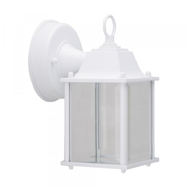 Boston Harbor 0038-WD-WH Outdoor Wall Lantern, 120 V, 6.65 W, LED Lamp, 320