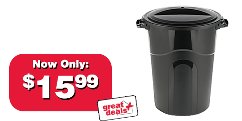 Trash Can-32g round T10020