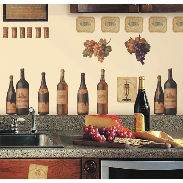 Peel and Stick Decals-Wine Tasting