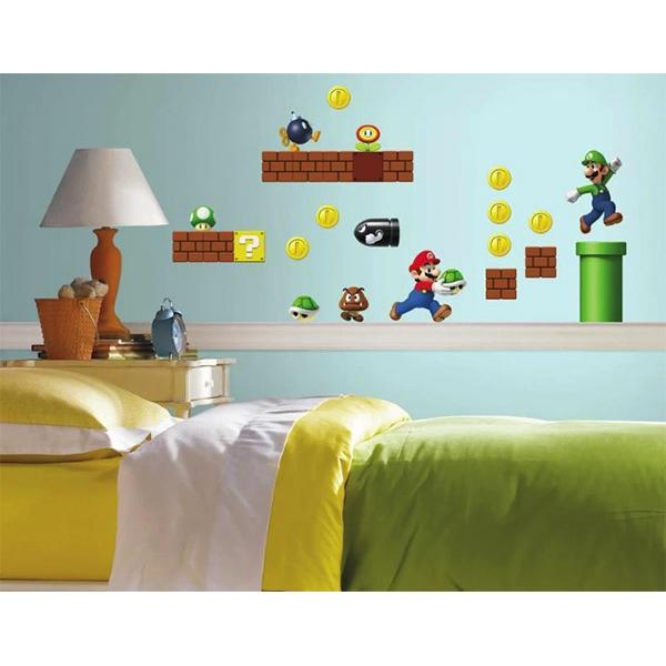 Peel and Stick Decals-Nintendo Super Mario Bros