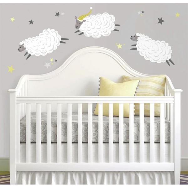 Peel and Stick Decals-Counting Sheep