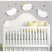 Peel and Stick Decals-Counting Sheep