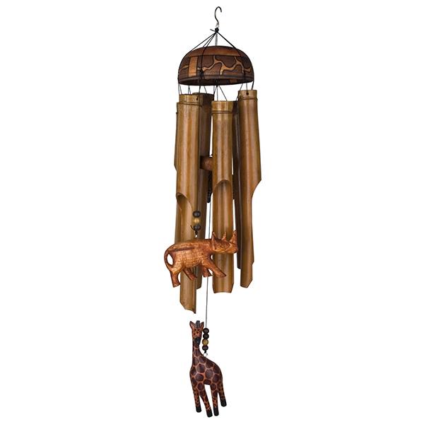 African Trio Bamboo Wind Chime
