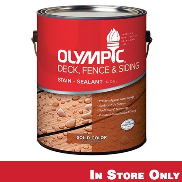 Olympic Deck Fence and Siding Stain Solid Neutral Base 2