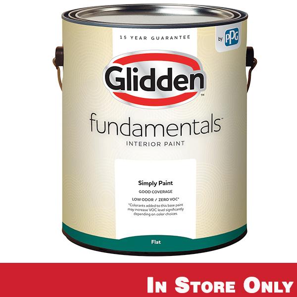 Glidden Fundamentals Interior Paint Flat Gallon