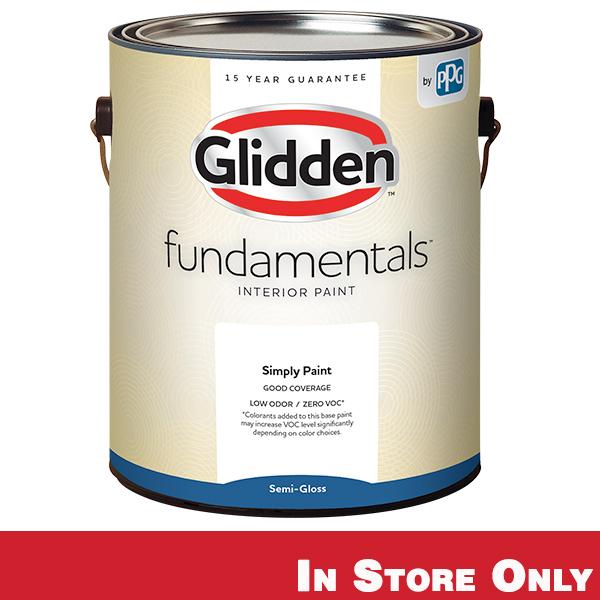 Glidden Fundamentals Interior Paint Semi-Gloss Gallon