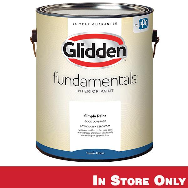 Glidden Fundamentals Interior Paint Semi-Gloss Gallon