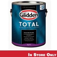 Glidden Total Interior Paint + Primer Eggshell Gallon