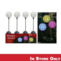 Solar Faux Crystal Stake Light
