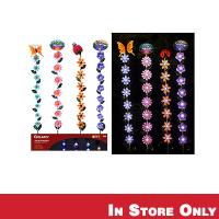 Solar Long Stem Flowers Welcome Stake Assorted Colors