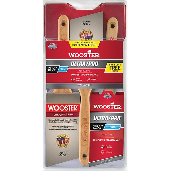 3pk Wooster Ultra Angle Brush Set