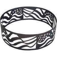 36 in American Flag Fire Ring