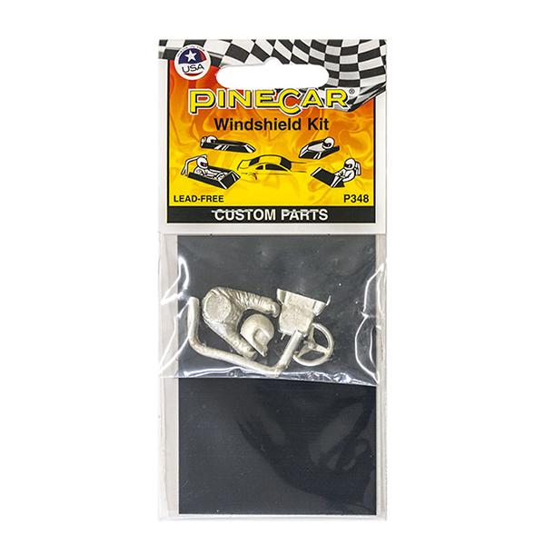 Pinecar Windshield Kit with Driver and Steering Wheel