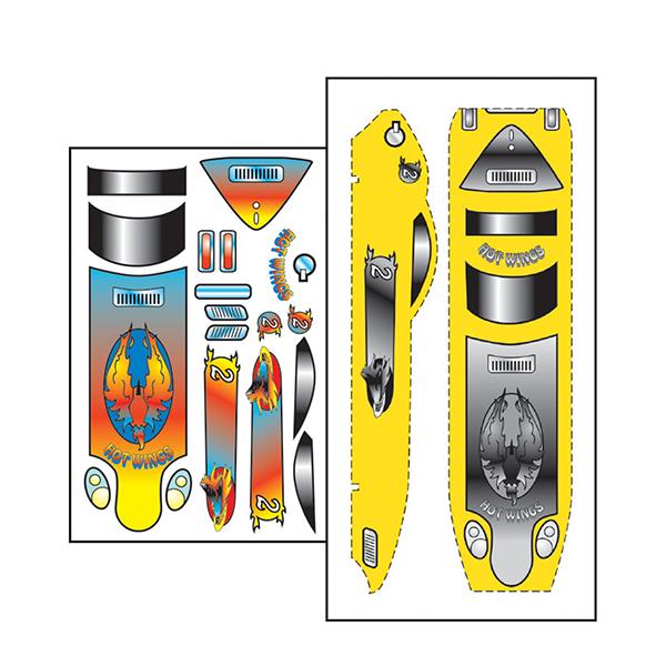 Pinecar Hot Wings Template