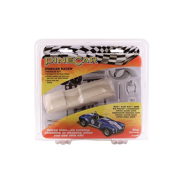 Pinecar Blue Venom Racer Premium Kit