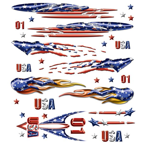 Pinecar Freedom Runner Dry Transfer Decals