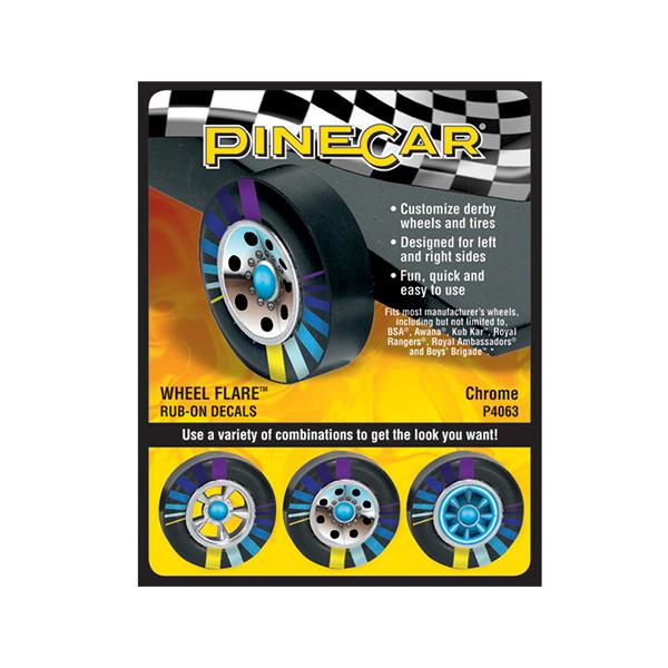 Pinecar Chrome Wheel Flare