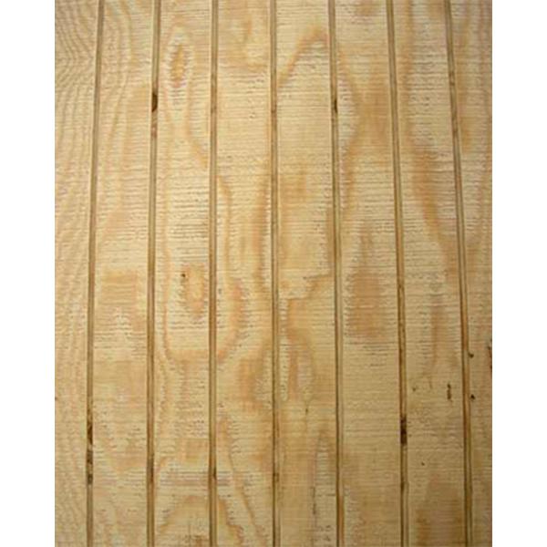 Wood Panel T1-11 3/8 in x 4 in-8 ft YP 8 in OC