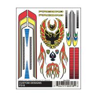 Pinecar Custom Designs Dry Transfer Decals