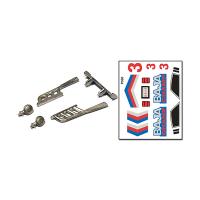 Pinecar Baja Champ Custom Parts with Decals