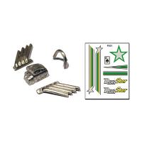 Pinecar Drag Star Custom Parts with Decals