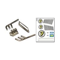 Pinecar Street Rod Custom Parts with Decals