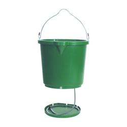 FARM INNOVATORS FB120 Heated Bucket Polyethylene Green