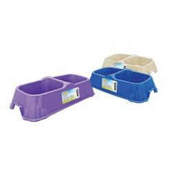 RUFFIN IT 00442 Double Pet Bowl Plastic