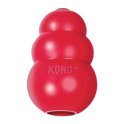 KONG Classic T1 Dog Toy, L, Rubber, Red