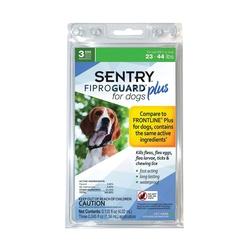 SENTRY Fiproguard Plus 03161 Flea and Tick Squeeze-On, Liquid, Pleasant, 3