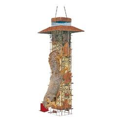 Perky-Pet 336 Wild Bird Feeder 18-1/4 in H Rustic Leaf 2 lb Metal