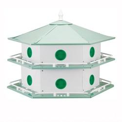 HEATH AH-12D Bird House 12 in W 6 in D 14 in H Hexagon Aluminum Light