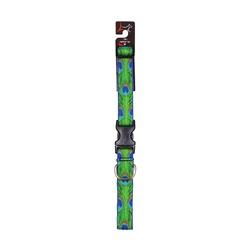 LupinePet 32653 Adjustable Dog Collar, 16 to 28 in Neck, 1 in W Collar,