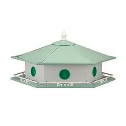 HEATH AH-6D Deluxe Bird House Hexagon Aluminum Pole Mounting