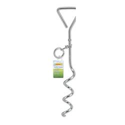 RUFFIN IT 00002 Corkscrew Tie-Out Stake Heavy-Duty Steel