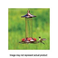 Perky-Pet 710B Bird Feeder 12 oz 4-Port/Perch Glass Copper 15-1/2 in H