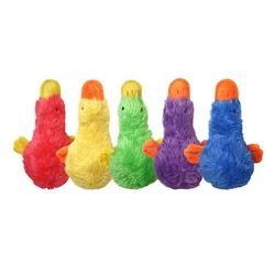 multipet 37706 Dog Toy, Duckworth, Blue/Green/Purple/Red/Yellow