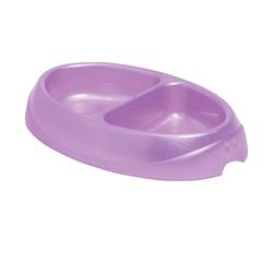 PETMATE 23174 Pet Feeding Bowl, S, 1 Cup Volume, Plastic, Blue/Pearl