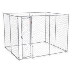 Lucky Dog CL 61028EZ 2-in-1 Chain Link Kennel 6-1/2 10 ft OAL 5 8 ft